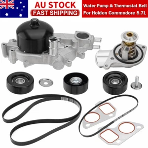 Water Pump & Thermostat Blet for Holden Commodore 5.7L V8 VT VU VX VY VZ LS1 HSV - Picture 1 of 15