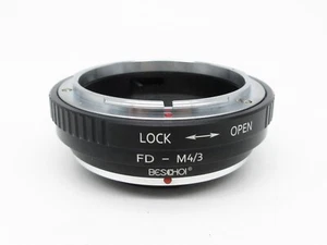 Adaptador Schoi FD-M4/3 para objetivo Canon FD a cámara de montaje M4/3 MFT - Imagen 1 de 3