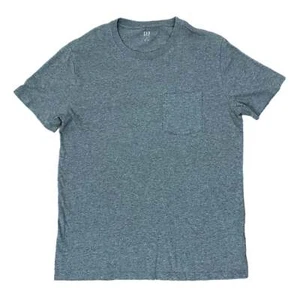 PRE-OWNED - Gap Grey Short Sleeve Pocket T-shirt - Picture 1 of 3