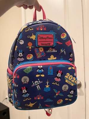 Loungefly 2024 Mickey Mouse Ice Cream Sandwich Mini Backpack  display picture 2