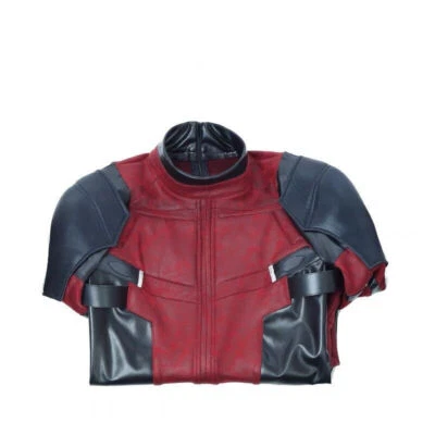 Deadpool Cosplay Red Deadpool Suit Costume Jumpsuit Accessories Set Halloween - Изображение 1 из 4