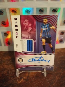 Antonio Candreva Auto & Player-worn Patch Relic Panini Treble Inter Mailand - It - Picture 1 of 2