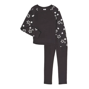 Athletic Works Girls Core Fleece Foil Sleeve Sweatshirt and Sweatpants, XXL (18) - Picture 1 of 3