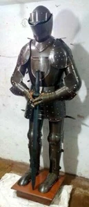 Medieval Knight Wearable Suit Of Armor Crusader Combat Full Body Armour - Picture 1 of 3