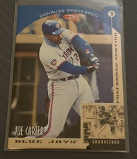 1998 Donruss Preferred Grandstand Joe Carter Preferred Seating Die Cut #125 