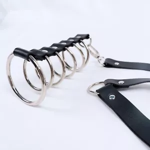Metal Penis Cock Ring Penis Cage with Leash Male Sex Toy - Picture 1 of 11