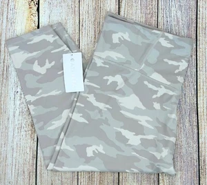 Athleta Elation Leggings Plus Size 3X Taupe Camo 7/8 Tight Ankle High Rise NWT - Picture 1 of 11