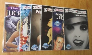 Lot of *6* FEMALE FORCE Comics! Liza•Angelina•Barbra•Diana•Cher•J.K. Rowling! - Picture 1 of 4