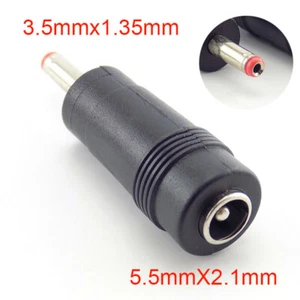 5/10 piezas 3,5x1,35 mm macho a 5,5x2,1 mm hembra conector de alimentación de CC - Imagen 1 de 9