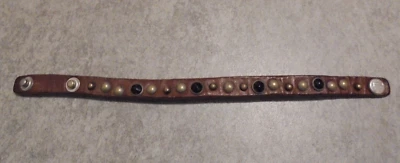 Liebeskind Berlin Armband Schmuck Lederband braun mit Verzierungen Nr. 3671 - Bild 1 von 4