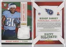 2014 Panini Black Friday Happy Holidays Santa Hat Relics Bishop Sankey Rookie RC