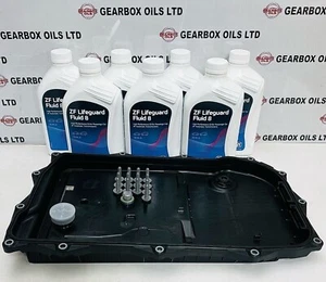 GENUINE JAGUAR XE ZF 8HP50 AUTOMATIC TRANSMISSION GEARBOX PAN SUMP FILTER 7L OIL - Picture 1 of 8