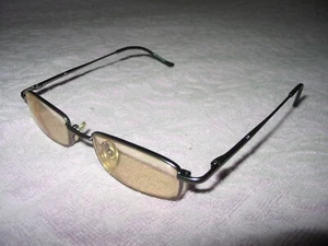 Pozza Tokyo FDA optical Rectangle glasses Brown Copper PB50B K002 47□19 135 - Picture 1 of 8