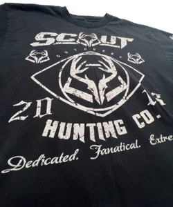 Rare Scout Outdoors Hunting Co. 2013 Full Front Print Mens XL Fast Ship - Picture 1 of 5