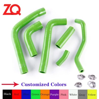 Manguera de tubo de refrigerante verde radiador de silicona para Yamaha YZF R6 1999 2000 2001 2002 Foto 1 de 4