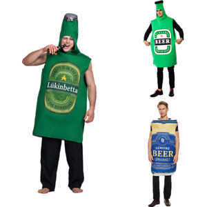 Oktoberfest Unisex Beer Bottle Cosplay Fancy Dress Halloween Funny Jumpsuit Gift