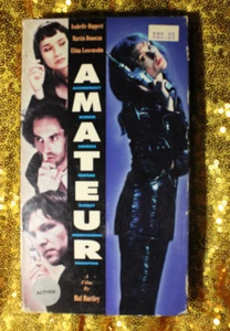 Amateur VHS  Comedy  Noir Isabelle Huppert RARE HTF OOP - Picture 1 of 5