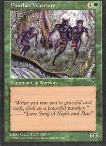 PANTHER WARRIORS VISIONS MTG MAGIC MP (yourdeckbuilder) - Picture 1 of 1