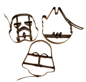 Star Wars Pfannkuchenformen Millenium Falke Darth Vader Stormtrooper Metall schwer - Bild 1 von 6