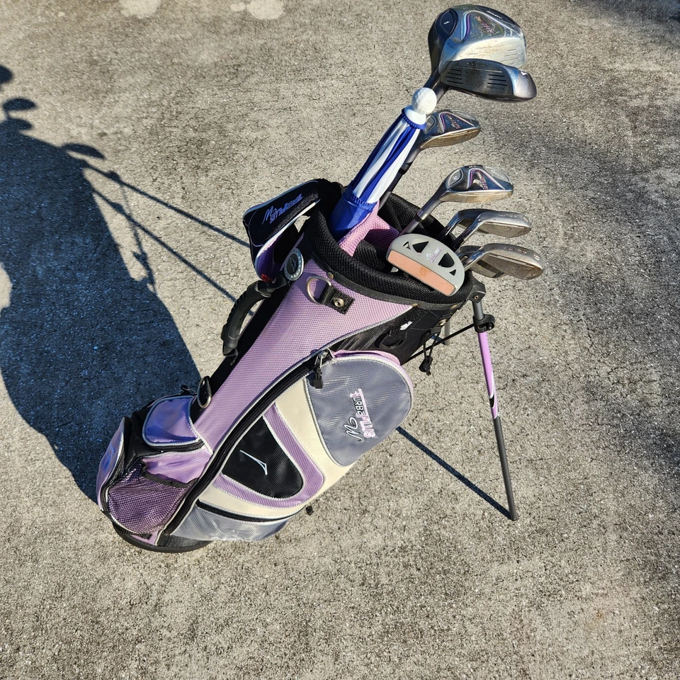 Набор женских клюшек для гольфа Acuity Turbo Max и сумка Slazenger 9 клюшек насадка - Изображение 1 из 4