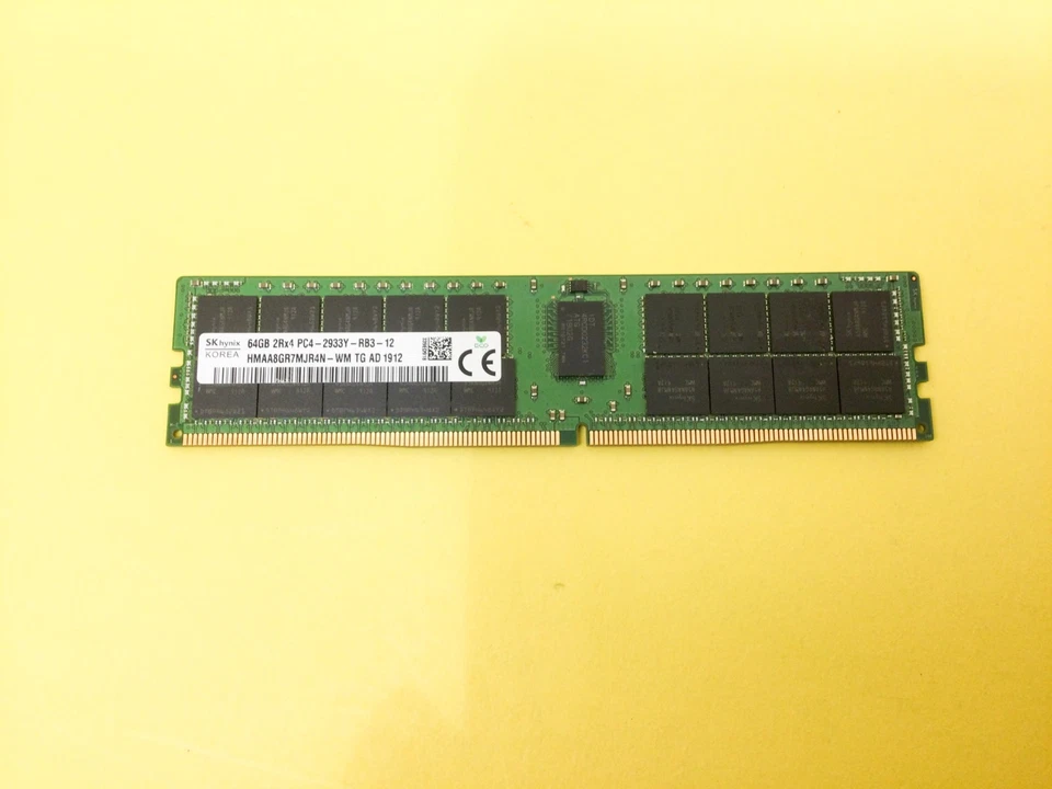 Hynix 64GB 2Rx4 PC4-2933Y DDR4 ECC DIMM Server Memory HMAA8GR7MJR4N-WM failed - Image 1 of 3