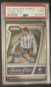 2024 Panini Prizm Copa America Scorers Club #24 Hernan Crespo Graded PSA 9 Mint - Bild 1 von 6