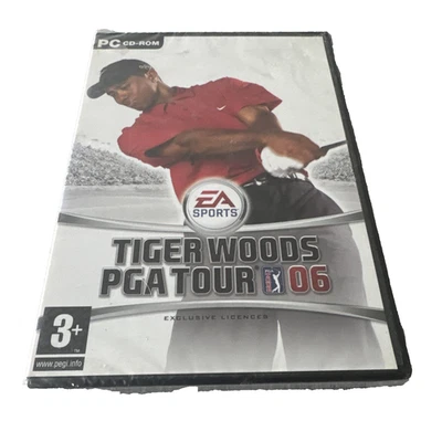 Tiger Woods PGA Tour 06 PC CD Rom 2006 Golf New and Sealed Free Postage - Image 1 of 2