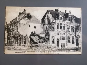 CPA La Grande Guerre - En Belgique - Un coin de la place de la gare - Imagen 1 de 2