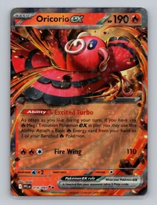 Juego de cartas coleccionables Pokémon Oricorio Ex 018/094 Doble Raro Llamas Fantasmales PFL EN - Imagen 1 de 2
