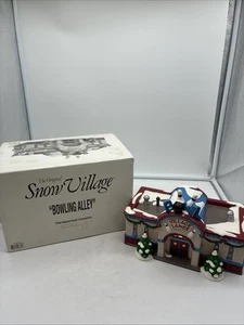 Abteilung 56 Original Snow Village " Bowling Alley " 54858 1995 Ausgemusterte Box - Bild 1 von 18
