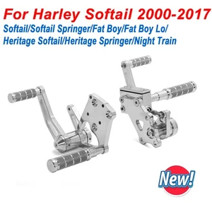 For Harley Forward Controls Fatboy Heritage Softail Standard FLST 00-17 FXST US - Bild 1 von 8