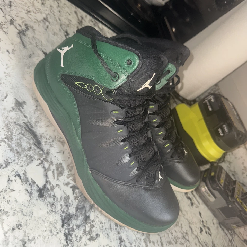 Nike Air Jordan Prime Fly Men's Basketball Shoes Black/Electric Green, Size 11.5 - Image 1 of 4