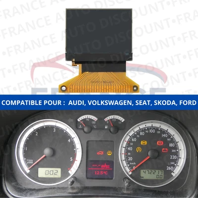 Écran LCD compteur 26 broches pour Audi A2 A3 A4 A6 VW Golf 4 Passat Ford Galaxy - Image 1 of 4
