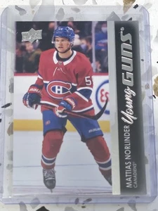 Mattias Norlinder - Young Guns #746 - 2021-22 Upper Deck - Picture 1 of 3