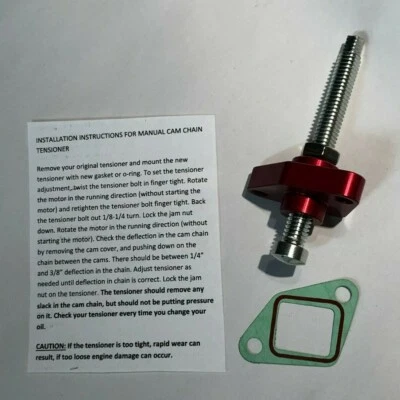 Ajustador manual tensor de cadena de levas Husqvarna 2014-2019 FC450 FE450 ROJO Foto 1 de 4