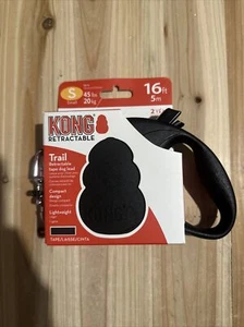 KONG Trail Retractable 16ft Tape Dog Lead - Small - Up To 45 Lbs.  - NEW - Picture 1 of 2