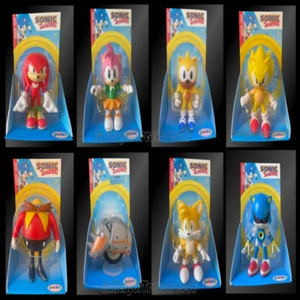 "Sonic the Hedgehog Classic Super Sonic Metal Amy Tails Ray o Rhinobot 2,5" - Imagen 1 de 17