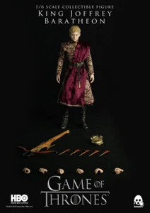 Threezero 3Z0070 1/6 Joffrey Baratheon Jack Gleeson 12"" figura de acción muñeca juguete - Imagen 1 de 11