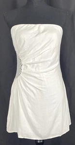 Peppermayo - Palm Island Röhren-Minikleid - weiß - US-Größe 8 - neu mit Etikett - Bild 1 von 10