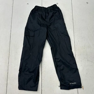 Columbia Sport Wear Black Stretchy Athletic Track Pants Kid Size XS (6/7) Defect - Picture 1 of 11