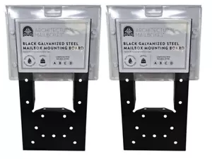 Gibraltar UMBS0B06AM Mailbox Mounting Board .060 Ga. 7.625" W x 12.875" L 2-Pack - Picture 1 of 9