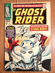 Ghost Rider #4 Dick Ayers Cover Key 1st Sting-Ray Western Carter Slade Marvel - Picture 1 of 3