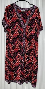 Calvin Klein - Women’s Dress - Size 1X - Beautiful Funky Pattern - Picture 1 of 3