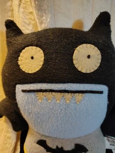 DC Comics Black Batman Uglydoll Ice Bat Plush sell - Picture 1 of 5