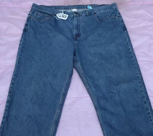 FADED GLORY RELAXED Jean Pants For Men W42 X L32. TAG NO. G363 - Picture 1 of 4