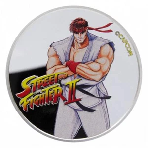 RYU STREET FIGHTER II 30TH ANNV 2021 1 OZ SILVER PROOF LIKE COLOR COIN FIJI - Picture 1 of 2