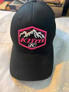 Adult Klim Rider Flex Fit Baseball Hat Black/Pink L/XL - Foto 1 di 6