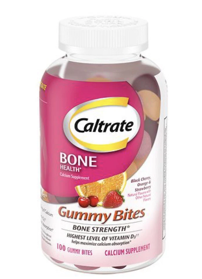 Caltrate Calcium and Vitamin D SupplementGummy Black Cherry, Strawberry, &Orange - Image 1 of 4