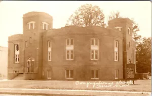 FOREST GROVE, OREGON - IGLESIA CONGREGACIONAL - TARJETA POSTAL FOTO REAL ANTIGUA - Imagen 1 de 2