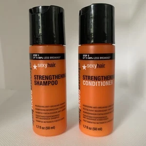 Sexy Hair Strong Sexy Hair Strengthening Shampoo & Conditioner DUO 1.7oz/50mL - Picture 1 of 3